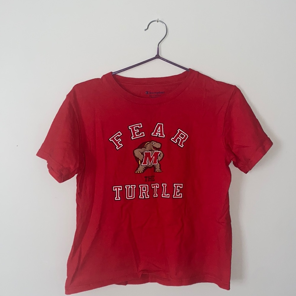 UMD CHAMPION Youth “Fear the Turtle” tshirt